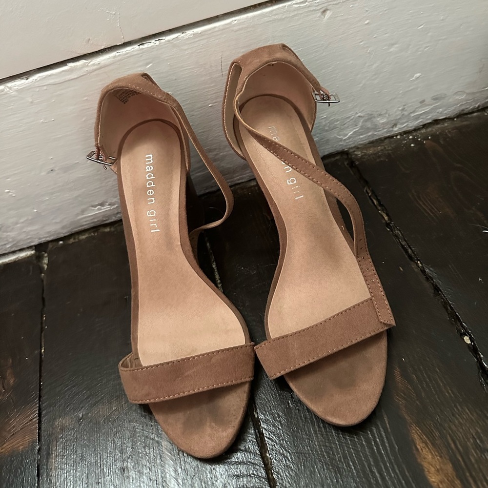 Madden Girl Bella Two Piece Block Heels